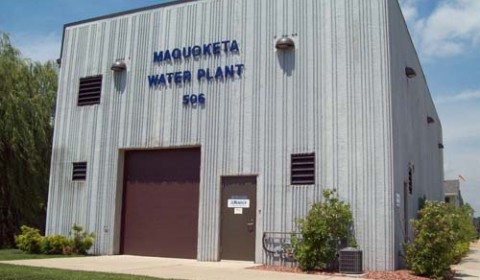 maquoketa water plant building